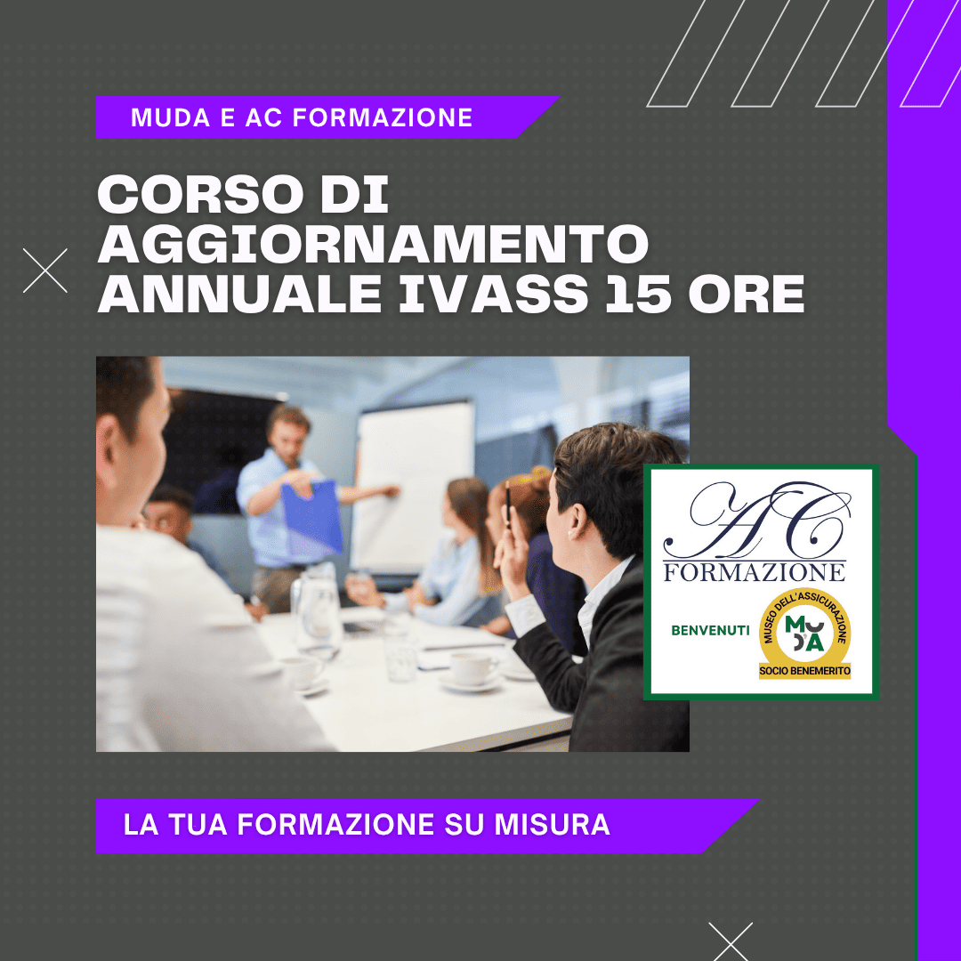 Corso di Aggiornamento IVASS 15 ore 2026