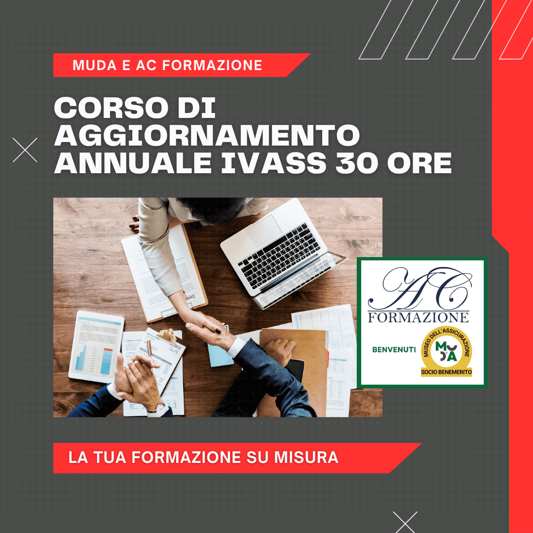 Corso di Aggiornamento IVASS 30 ore 2026
